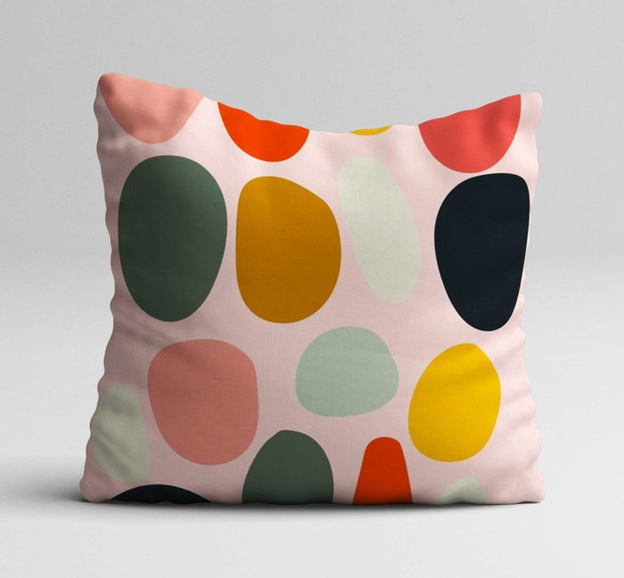 Aberto Design Juego de Fundas de Cojín Multicolor de 3 Piezas (43 x 43 cm)